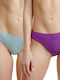 Walk Γυναικεία Slip 2Pack Purple/Blue Raf