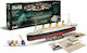 Revell 100 Years Titanic Figurină de Modelism Nava 262 Piese la Scară 1:400 cu Lipici și Culori 67cm.