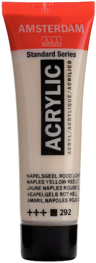 Royal Talens Amsterdam All Acrylics Standard Ακρυλικό Χρώμα Ζωγραφικής Naples Yellow Red Light 292 20ml