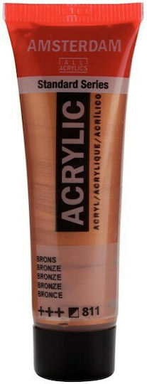 Royal Talens Amsterdam All Acrylics Standard Ακρυλικό Χρώμα Ζωγραφικής Bronze 811 20ml