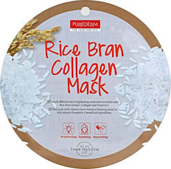 Purederm Rice Bran Collagen Face Revitalization / Αnti-aging / Moisturizing Mask