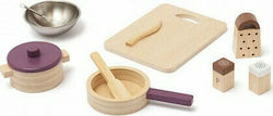 Kids Concept Cooking Toy / Kitchen Utensils Ξύλινο Σετ Μαγειρικής Bistro made of Wood