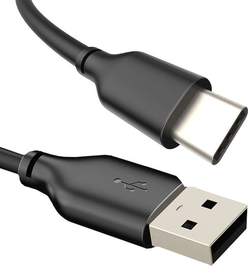 Cabletime C160 USB 2.0 Кабел USB-C Мъжки - USB-A 15W Черен 2м CT-C160-U323A-CMAN1-B2