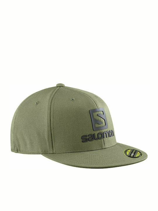 Salomon Jockey mit geradem Schirm Khaki