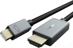 Cabletime AV588 mini DP Male - HDMI male 1.8m Cabletime AV588 mini DP Male - HDMI male 1.8m
