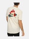 Rose Roll T-shirt Beige