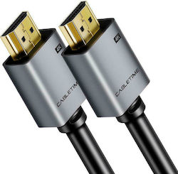 Cabletime AV566 HDMI 2.0 Cablu HDMI de sex masculin - HDMI de sex masculin 1m Negru