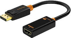 Cabletime AV586 4K DisplayPort male σε HDMI female Cabletime AV586 4K DisplayPort male σε HDMI female