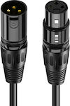 Cabletime AV350 Kabel XLR-Stecker - XLR-Buchse Schwarz 5m