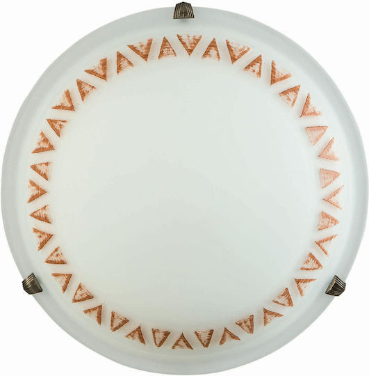 ArkoLight Deckenleuchte 40cm Braun mit Fassung E27