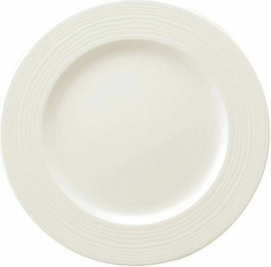 Ariane Eclipse Plate Shallow made of Porcelain White with Diameter 24cm
