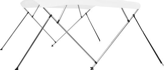 vidaXL L243xH137cm Weiß Farbe