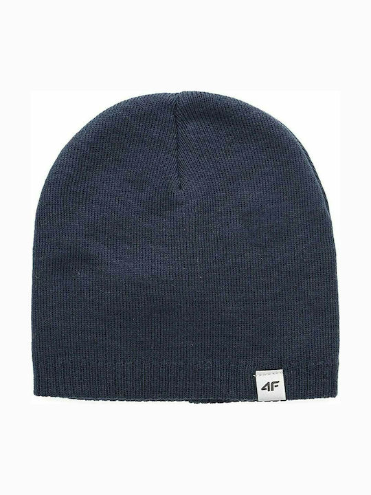 4F Kids Beanie Knitted Blue