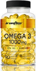 Ironflex Nutrition Omega 3 1000mg 90 caps Ironflex Nutrition Omega 3 1000mg 90 caps