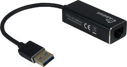 Inter-Tech Argus IT-810 USB Network Adapter for Wired Connection Gigabit Ethernet