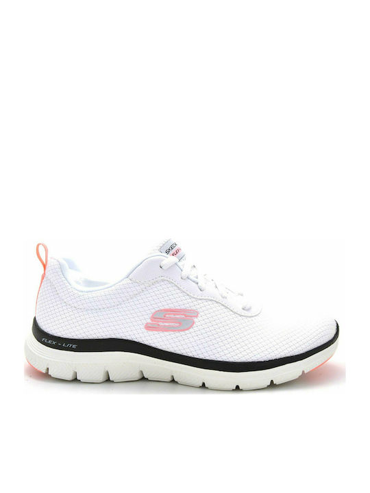 Skechers Flex Appeal 4.0 Γυναικεία Αθλητικά Παπούτσια Running Λευκά