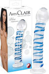 You2Toys Arts Clair Bleu Majestueux Γυάλινο Dildo Διάφανο 18cm