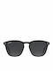 D.Franklin Ultra Light SQ Sunglasses with Black Acetate Frame and Black Lenses DFKSUN0171