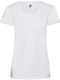 Fruit of the Loom Valueweight T Women's Short Sleeve Promotional T-Shirt White