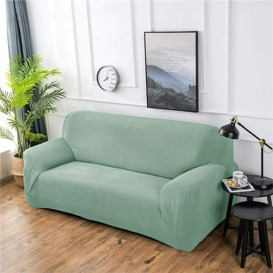 Ehome Two Seater Sofa Elastic Cover EH-0235 Μέντα 180cm