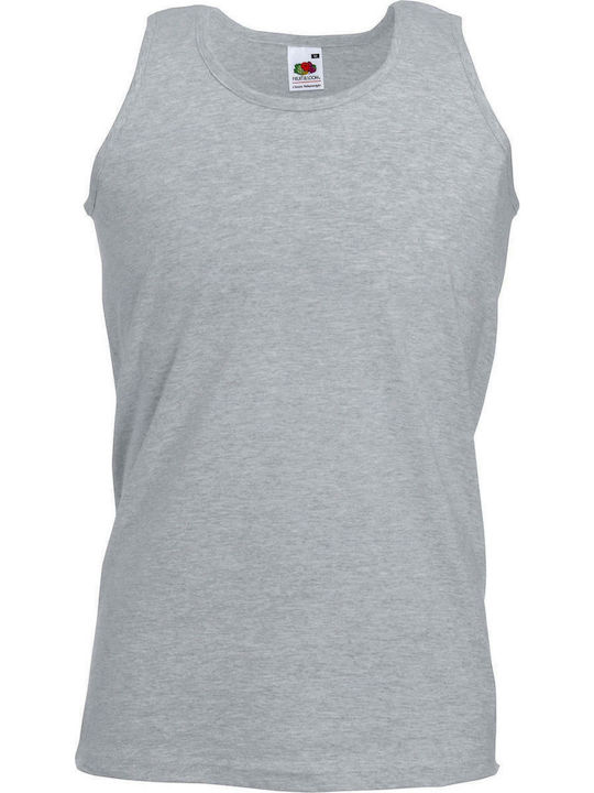 Fruit of the Loom Valueweight Athletic Men's Sleeveless Promotional Blouse Heather grey