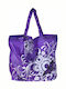 Iliadis Fabric Shopping Bag in Purple Color