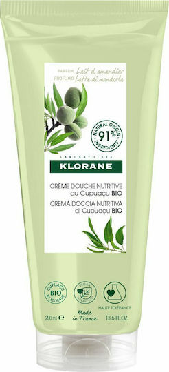 Klorane Klorane Creme Douche Lait D'Amandier Schaumbad in Gel mit Sheabutter & Duft Mandel 200ml