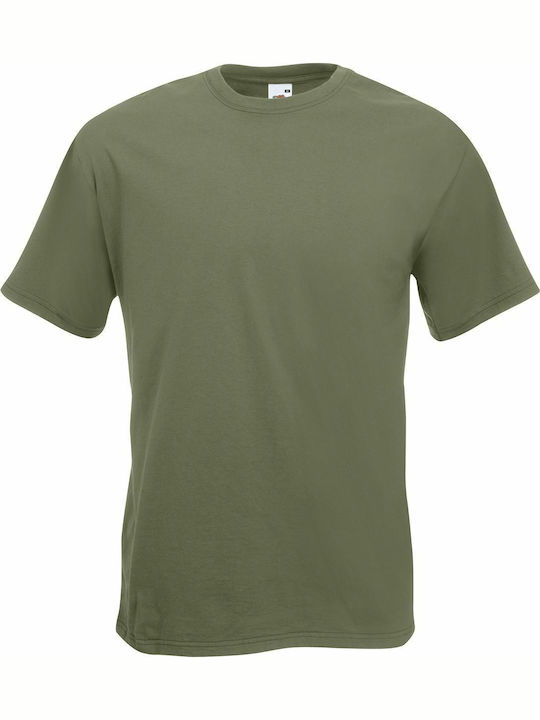 Fruit of the Loom Super Premium T Men's Short Sleeve Promotional T-Shirt Classic Olive