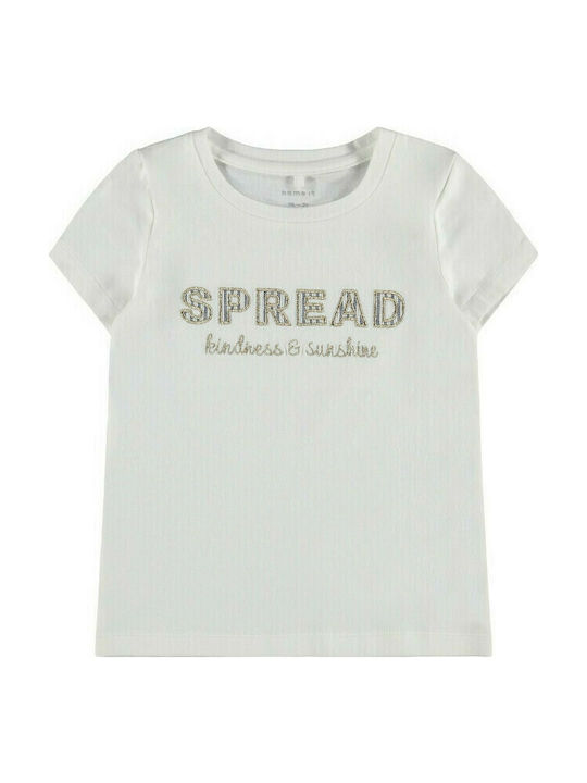 Name It "Spread" Παιδικό T-shirt Λευκό