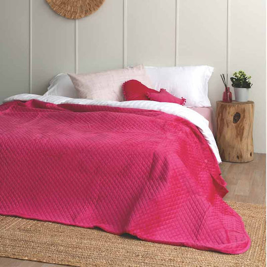 Palamaiki Elwin Coverlet Queen Size Fuchsia 230x250cm