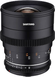 Samyang 24mm T1.5 VDSLR MK2 Cine Cadru complet pentru montură Canon RF Samyang 24mm T1.5 VDSLR MK2 Cine Cadru complet pentru montură Canon RF