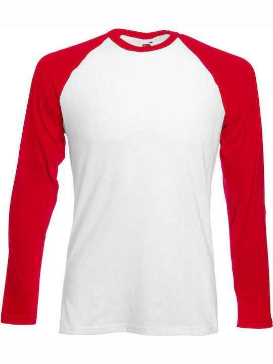 Fruit of the Loom Valueweight LS Baseball T Men...
