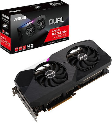 Asus Radeon RX 6700 XT 12GB GDDR6 Dual Κάρτα Γραφικών