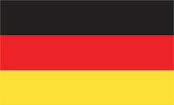 Flagge Deutschlands 45x30cm