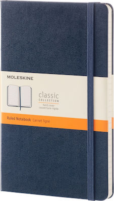 Moleskine Notizbuch Geregelt mit Gummiband Blau QP060B20