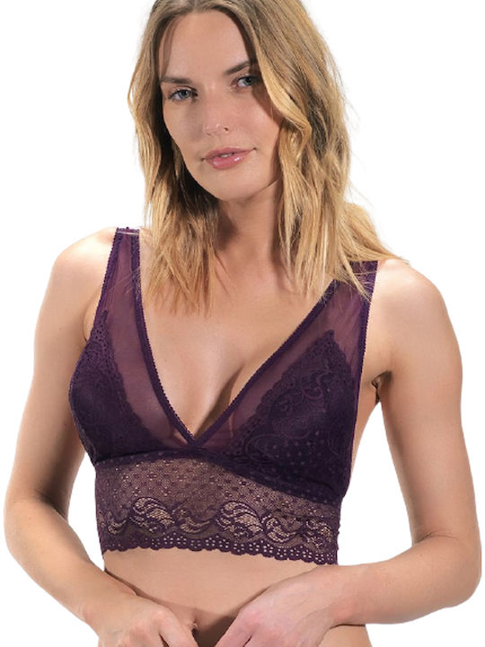 CottonHill Bralette Σουτιέν Μωβ