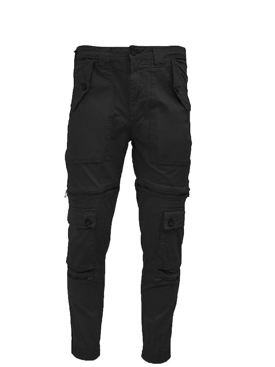 XAGON MAN PANTALONI CARGO - S413C NERO