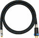 Viospiral Knitting Shower Hose Black Pull Out 150cm (1/2")