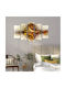 HomeMarkt Fivefold Painting Wooden 60x100cm