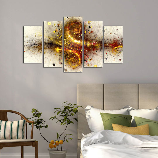 HomeMarkt Πεντάπτυχος Πίνακας Ξύλινος 60x100cm HomeMarkt Πεντάπτυχος Πίνακας Ξύλινος 60x100cm