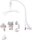 Chipolino Mobile for Cot with Music Musical Hanging Toy Raccoon MILS02113RC