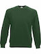 Fruit of the Loom Classic Raglan Men's Long Sleeve Promotional Sweatshirt Bottle Green