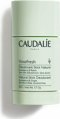 Caudalie Vinofresh Φυσικό Αποσμητικό 24h σε Stick Χωρίς Αλουμίνιο 50gr