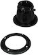 Lalizas Nozzle Bulb Adjustable Inflatable Valve with Screw Flange 105mm Black