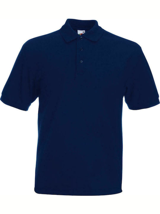 Fruit of the Loom 65/35 Heavy Men's Short Sleeve Promotional Blouse Navy Blue