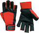 Lalizas Sailing Gloves Kevlar Small Red