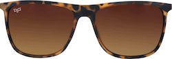 OJO Sunglasses Oeil Γυαλιά Ηλίου Καφέ με Κοκκάλινο Σκελετό