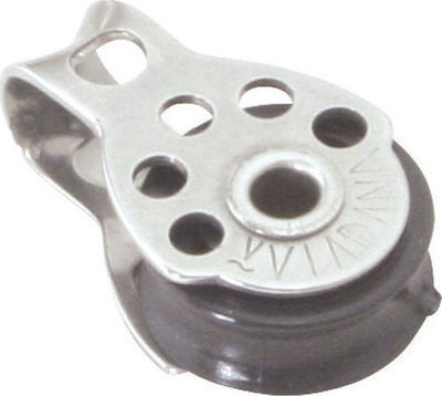 Lalizas Pulley Μικρό Ράουλο Μονό με Ρουλεμάν Ροδέλα 17x5mm