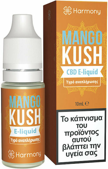 Harmony Ready-to-use E-Liquid Mango Kush with Fruity Flavor CBD: 600mg 10ml