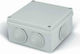 Abb Electrical Junction Box for Outdoor Branching IP55 105x70x50mm in Gray Color